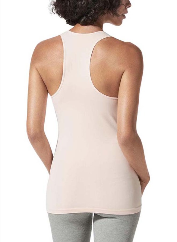 Mums & Bumps Blanqi Body Coong Racerback Nursing Tank for Women, Small/Medium, Peach