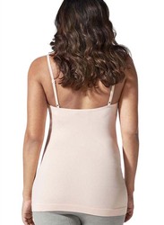 Mums & Bumps Blanqi Body Coong Maternity Camisole for Women, Small/Medium, Peach