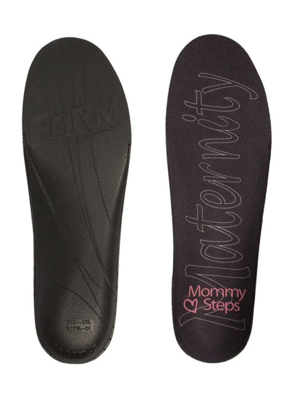 Mums & Bumps MommySteps Casual & Flats Style Maternity Insoles, Black, US 7.5-8 (EUR 38)