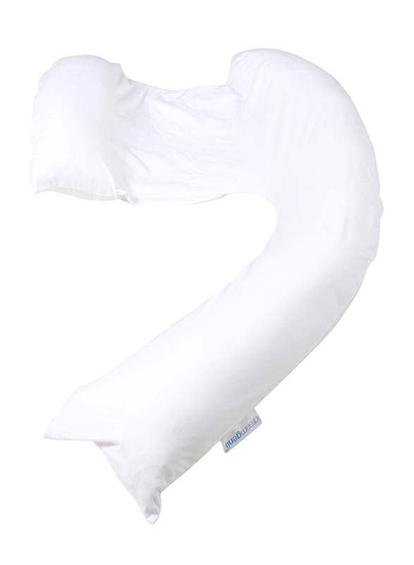 Mums & Bumps Dreamgenii Pregnancy, Support & Feeding Pillow, White