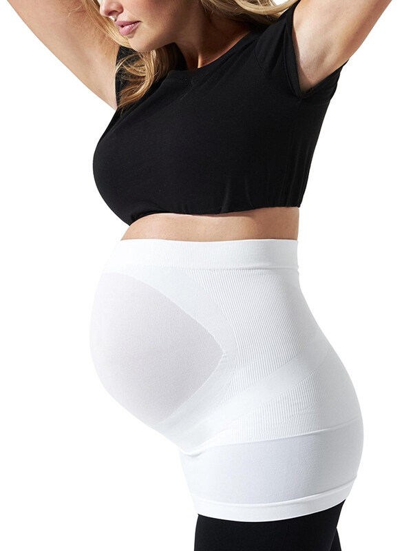 

Mums & Bumps Blanqi Maternity Built-in Support Bellyband, White, Large/Extra Large