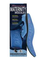 Mums & Bumps MommySteps Athletic & Active Style Maternity Insoles, Blue, US 5.5-6 (EUR 36)