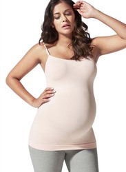 Mums & Bumps Blanqi Body Coong Maternity Camisole for Women, Small/Medium, Peach