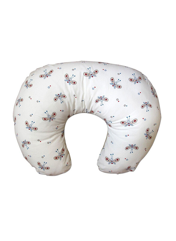 

Mums & Bumps Butterfly Ball Dreamgenii Nursing Breastfeeding Pillow, White