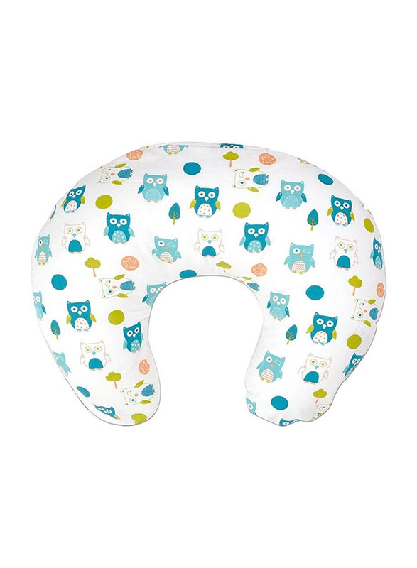 

Mums & Bumps Woodland Owl Dreamgenii Nursing Breastfeeding Pillow, White
