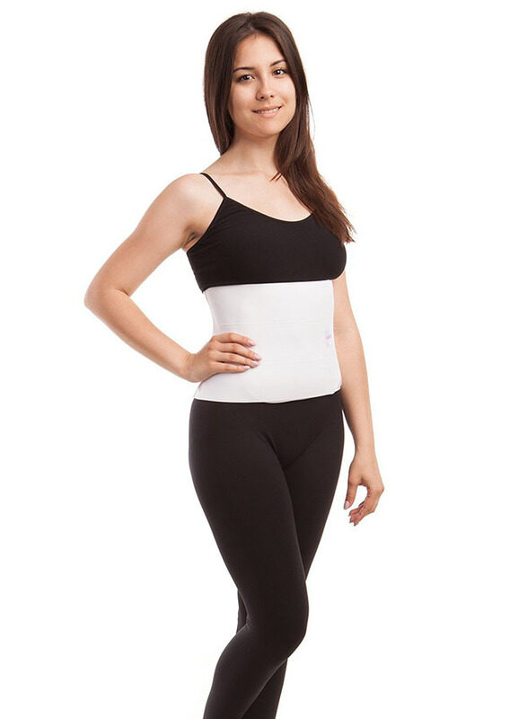 

Mums & Bumps Gabrialla Elastic Abdominal Support Binder, White, Double Extra Large