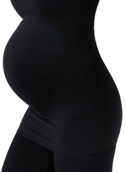 Mums & Bumps Blanqi Maternity Belly Support Tank Tops for Women, Medium, Black