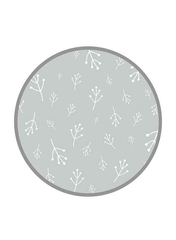 

Mums & Bumps Dreamgenii Floral Printed Pillow Cover, Grey