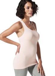 Mums & Bumps Blanqi Body Coong Racerback Nursing Tank for Women, Small/Medium, Peach