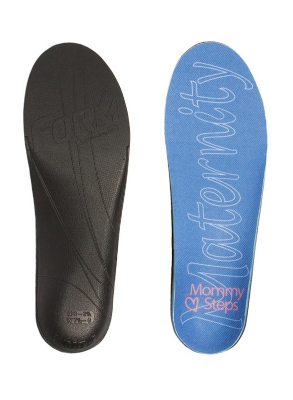 Mums & Bumps MommySteps Athletic & Active Style Maternity Insoles, Blue, US 5.5-6 (EUR 36)