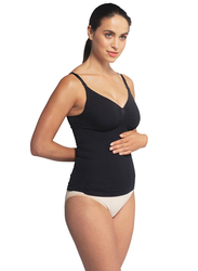 Mums & Bumps Carriwell Seamless Nursing Compression & Control Cami, Black, Extra Large