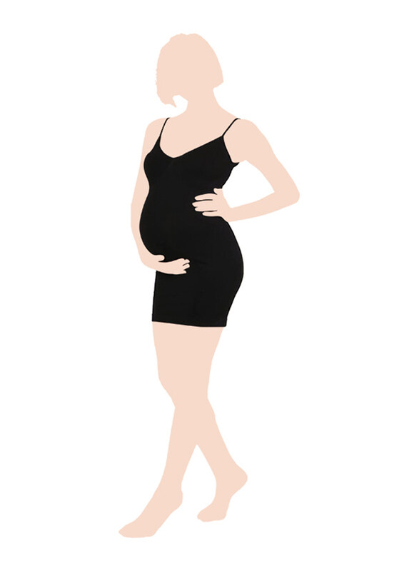 

Mums & Bumps Mamsy Maternity Slips Dress, Black, Medium/Large