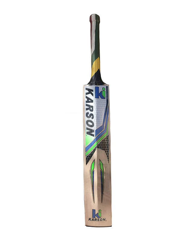 Karson White Gold English Willow Cricket Bat, Brown