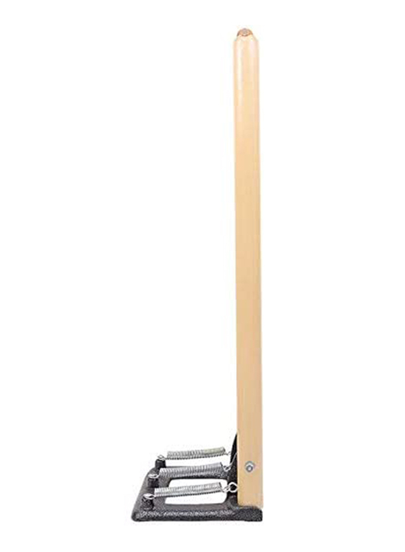 Cricket Stumps With Spring Stand, 28 Inch, 10060006, Beige