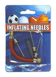 Hnfshop 5-Piece Athletic Balls Inflating Needles & Adapters Set, Silver