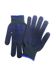 Double-Sided Dotted Safety Hand Gloves, Blue