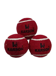Karson Cricket Tennis Ball, Red