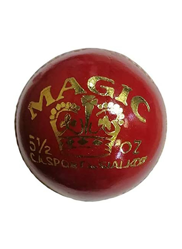 CA 2-Piece Attack Magic Cricket Ball Set, Red