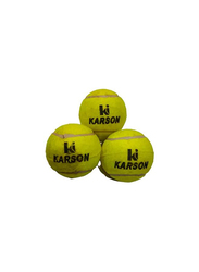 كارسون كرة تنس كريكيت ثقيلة ، صفراء