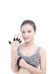 3cm Finger Sleeves Support, Black