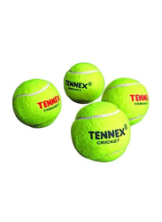 Tennex 120-Piece Cricket Heavy Duty Tennis Ball Set, Yellow