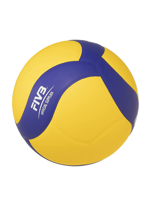 Mikasa V330W Volleyball, Size 5, Yellow/Blue