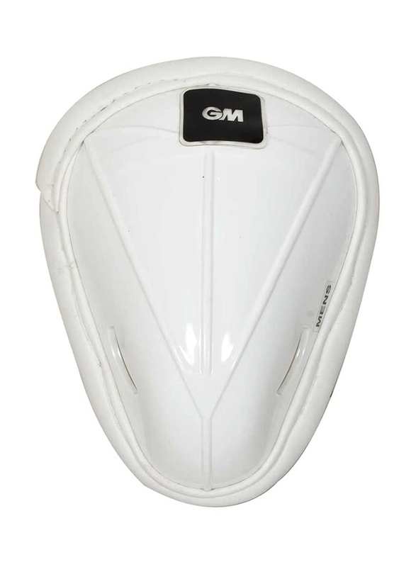 GM 1600548 Slip in Padded Cricket Abdominal Guard for Men, White