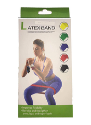 Latex Band Resistance Band Fitness, 5-Piece, Multicolour