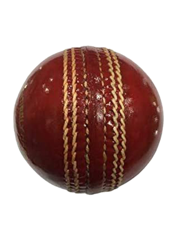 Karson Leather GL Super Test Cricket Ball, 6 Pieces, Red