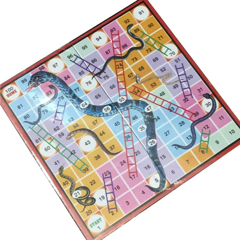 Beauenty 2 in 1 Ludo Snakes & Ladders Board Game
