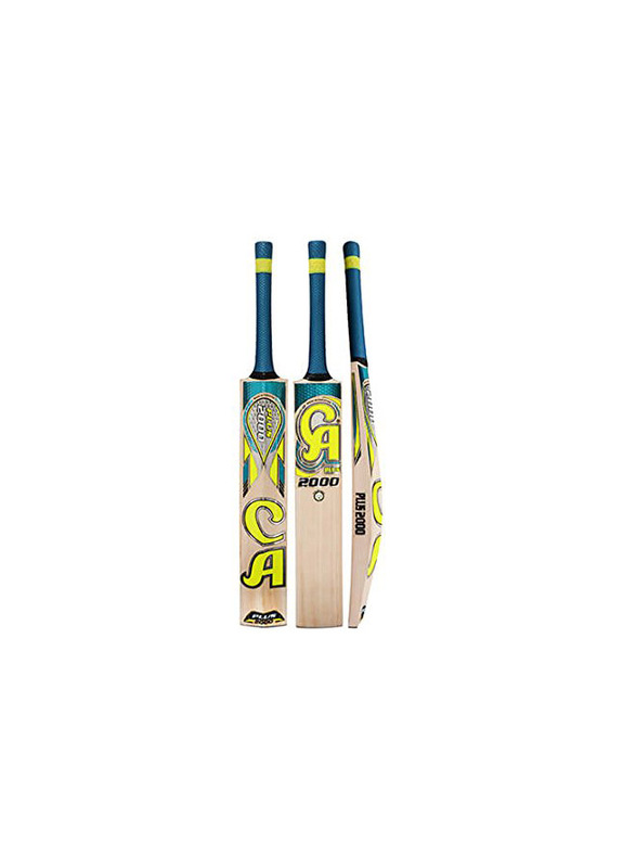 CA Plus 2000 English Willow Cricket Bat, Brown