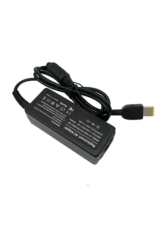 Lenovo USB AC Charger Adapter for Lenovo Yoga Laptops, Black