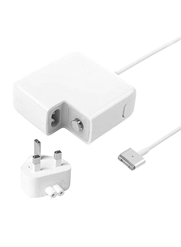 Apple Magsafe 2 85WH AC Charger Adapter for Apple Laptops, White