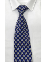 Men's Formal Classic Vintage Neck Ties C1, Silk/Woven, 3 Pieces, Pink/Blue