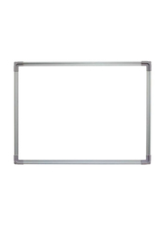 Magnetic White Board, White/Silver