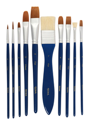 Mont Marte Signature Gouache Brush Set with Case, 11-Pieces, Multicolor