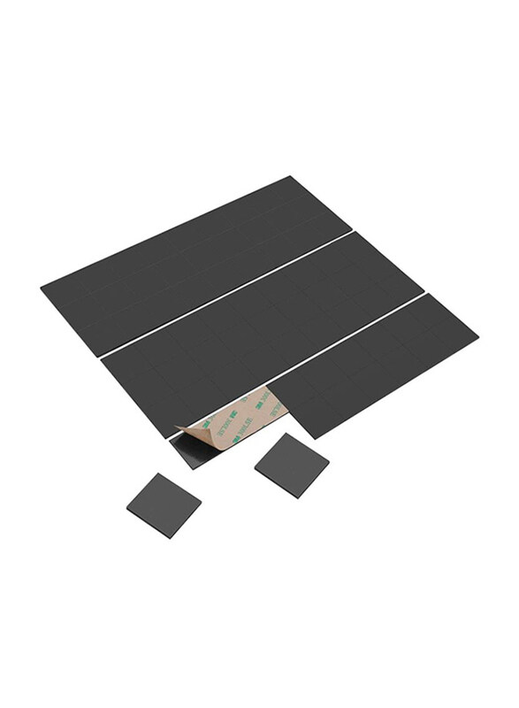 

Generic Firares 72-Piece Magnet Squares Adhesive, Black
