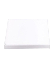 إطار لوحة خشبية مربعة الشكل فارغة, 5 قطع, G-S-TBD048508401, أبيض