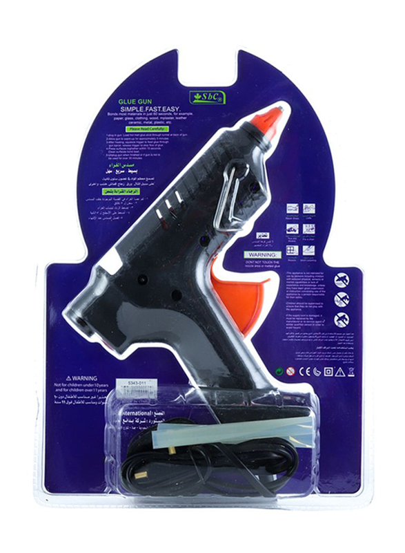 SBC Glue Gun, Black/Orange