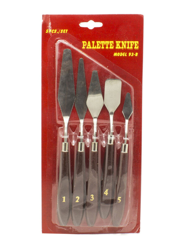

MNR Painting Palette Knife Set, 5 Pieces, Silver/Brown/Gold
