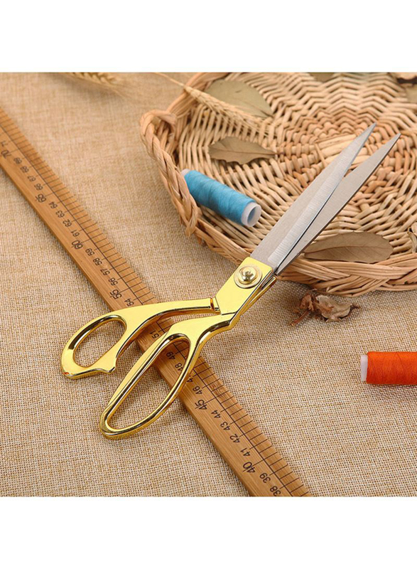 Professional Sewing Tailor Scissors, 14 x 6 x 1cm, Gold/Silver