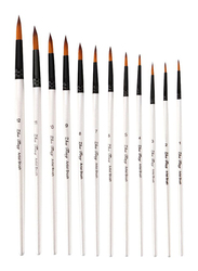 Professional Paint Brush Set, 12-Pieces, OS2226-1, Pearl White
