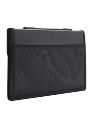 Deli 13-Pocket File Folder, A4 Size, Black/White