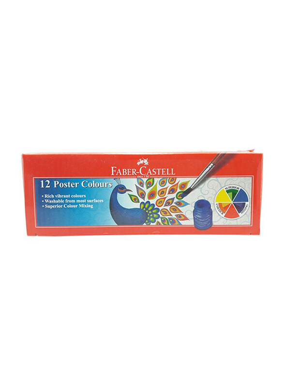 

Faber-Castell Poster Color Set, 12-Shades, Multicolor