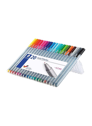 Staedtler 20-Piece Triplus Fineliner Pen Set, Multicolor