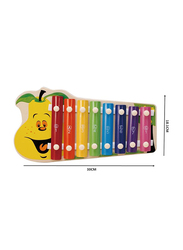 Alostoura Classic Eight Sound Hand Knock Xylophone Toy, 18.1 x 30cm, Ages 1+