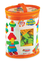 Dede 120-Piece Multi Blocks Set, 3+ Years, Multicolor