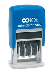 Colop S120 Mini-Dater Stamper, Blue