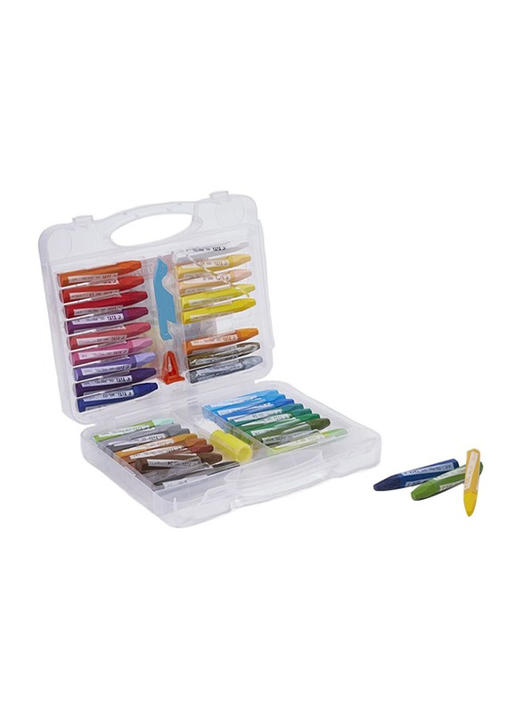 TiTi Non-Toxic Oil Pastel Color Box Set, 36 Pieces, Multicolor