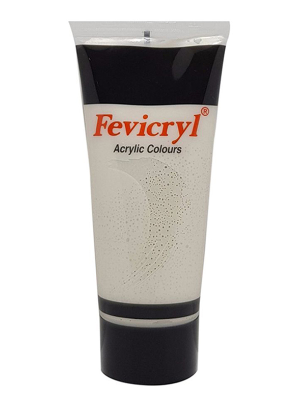 Fevicryl Acrylic Color Tube, 200ml, Silver